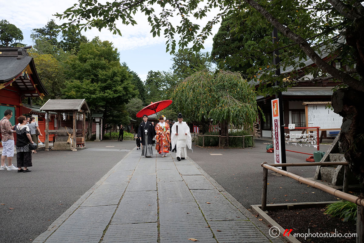 宮城県塩竃市塩竈神社結婚式出張撮影